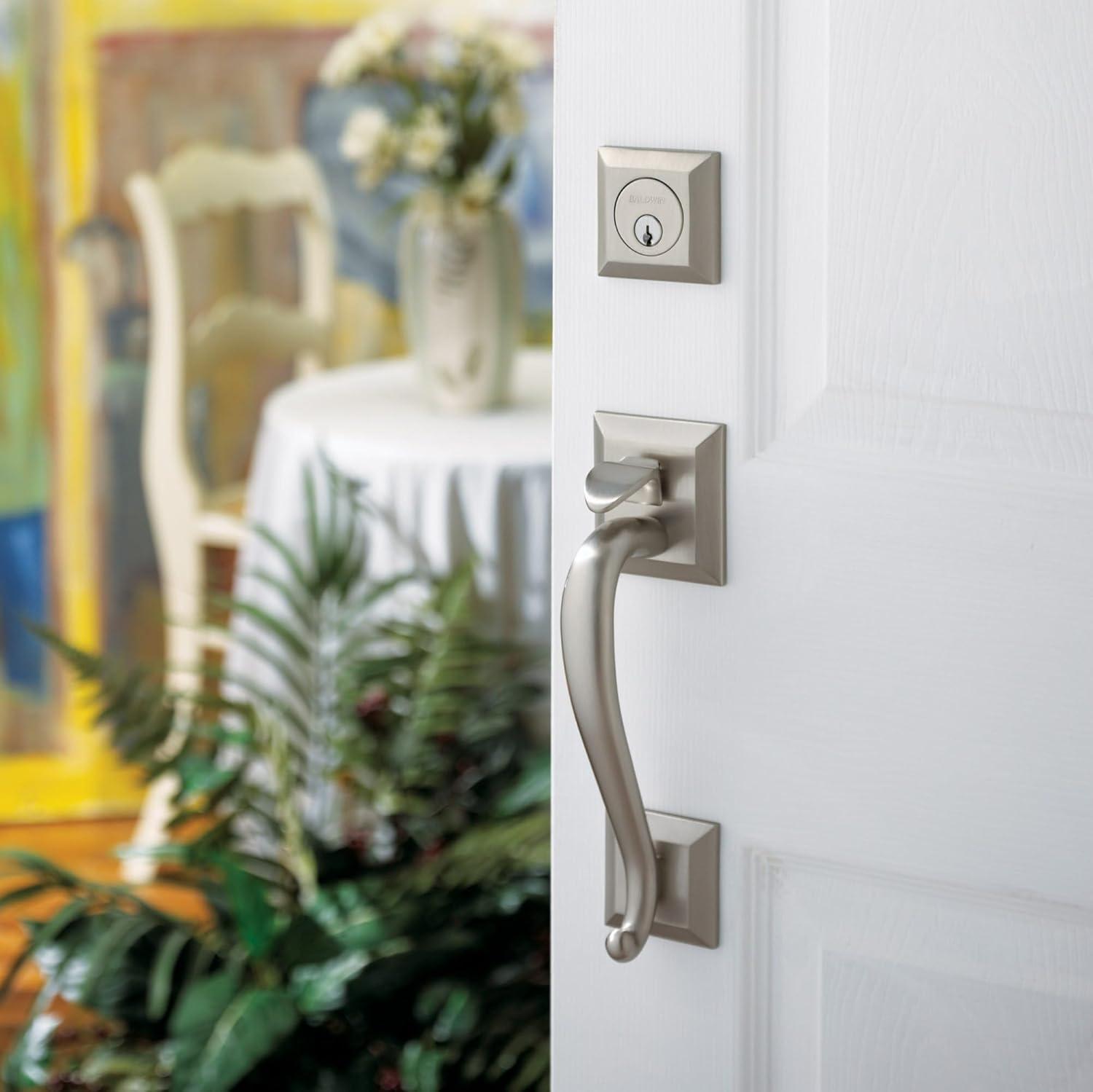 Madison Single Cylinder Handleset with Classic Interior Lever