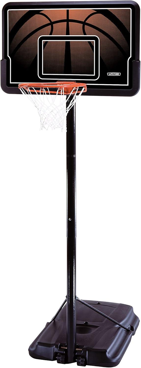 Lifetime Height Adjustable Portable Basketball Hoop (44" Impact Backboard)