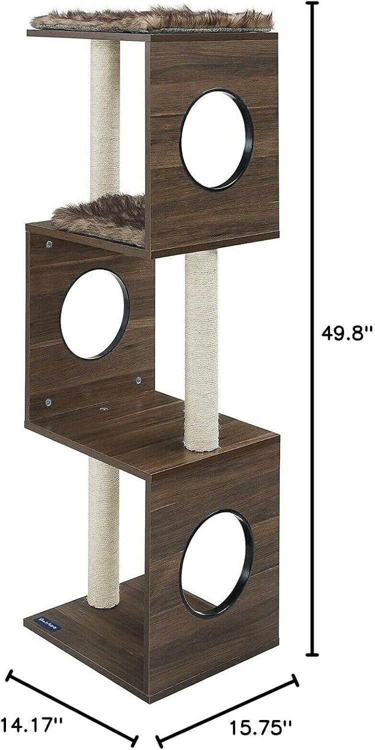 Sam's Pets Sheree Cat Tree 50" modern and easy clean