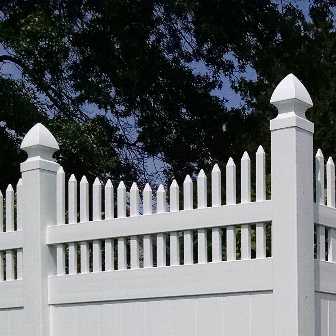 WEATHERABLES 4x4 Post Caps – Weatherproof Premium Outdoor Vinyl Post Cover for Lasting Durability and Easy Installation on Vinyl Decks, Patios, Porches, or Mailbox Posts (Gothic)