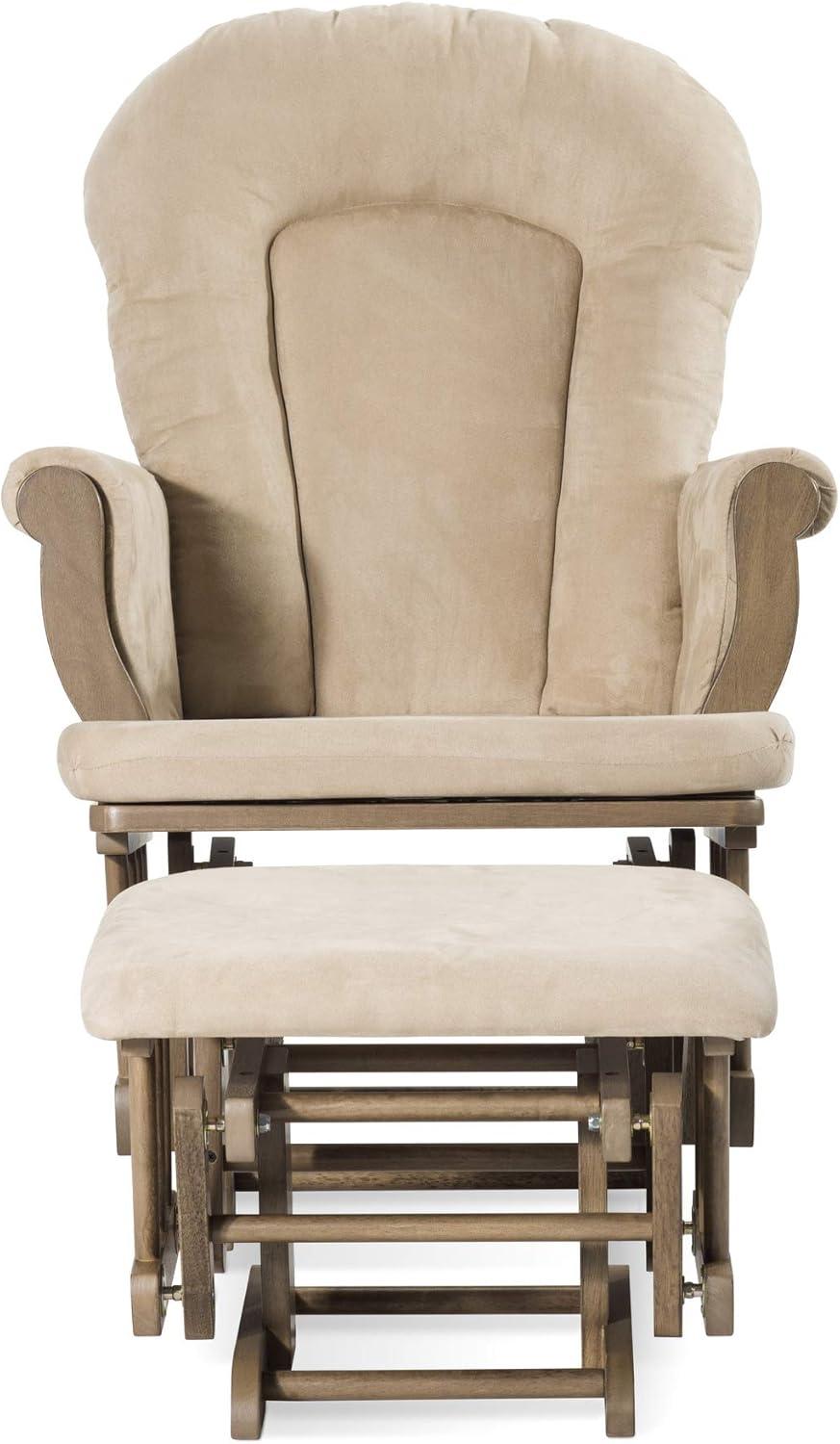 Child Craft Cozy Glider Rocker and Ottoman