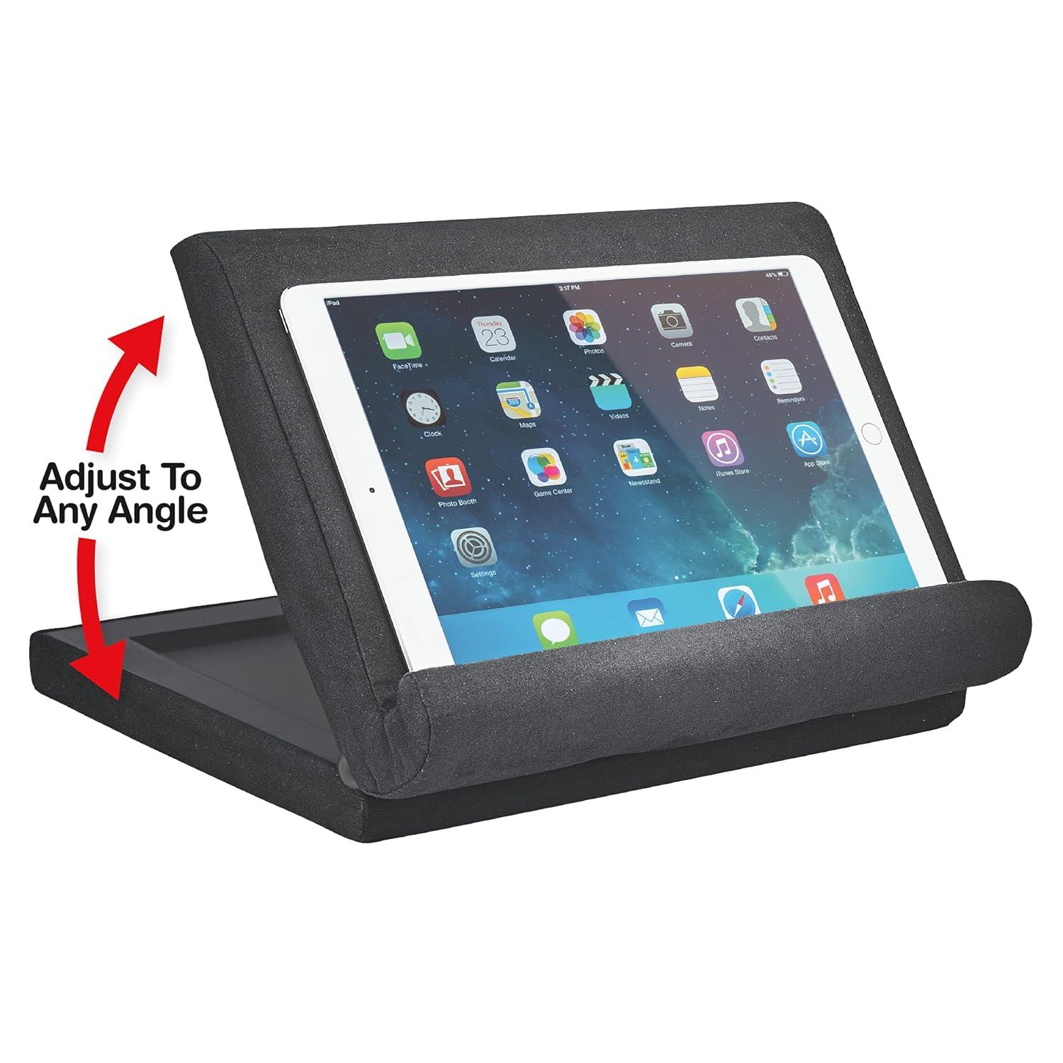 Pillow Pad Fold Away Soft Tablet Stand, For iPads Books & More