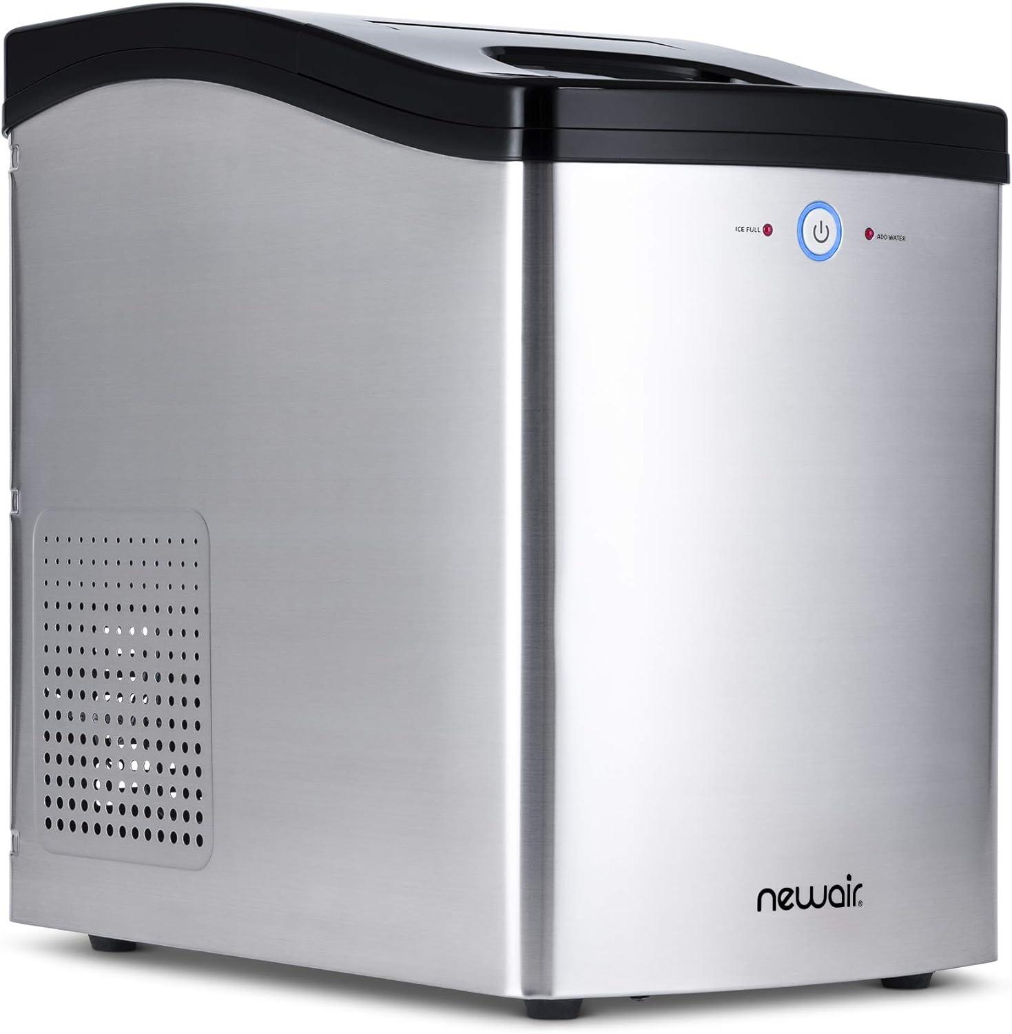 Newair 45lb. Nugget Countertop Ice Maker with Self-Cleaning Function, Refillable Water Tank