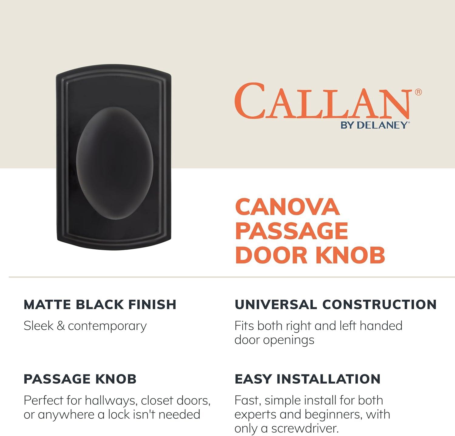 Italian Passage Door Knob