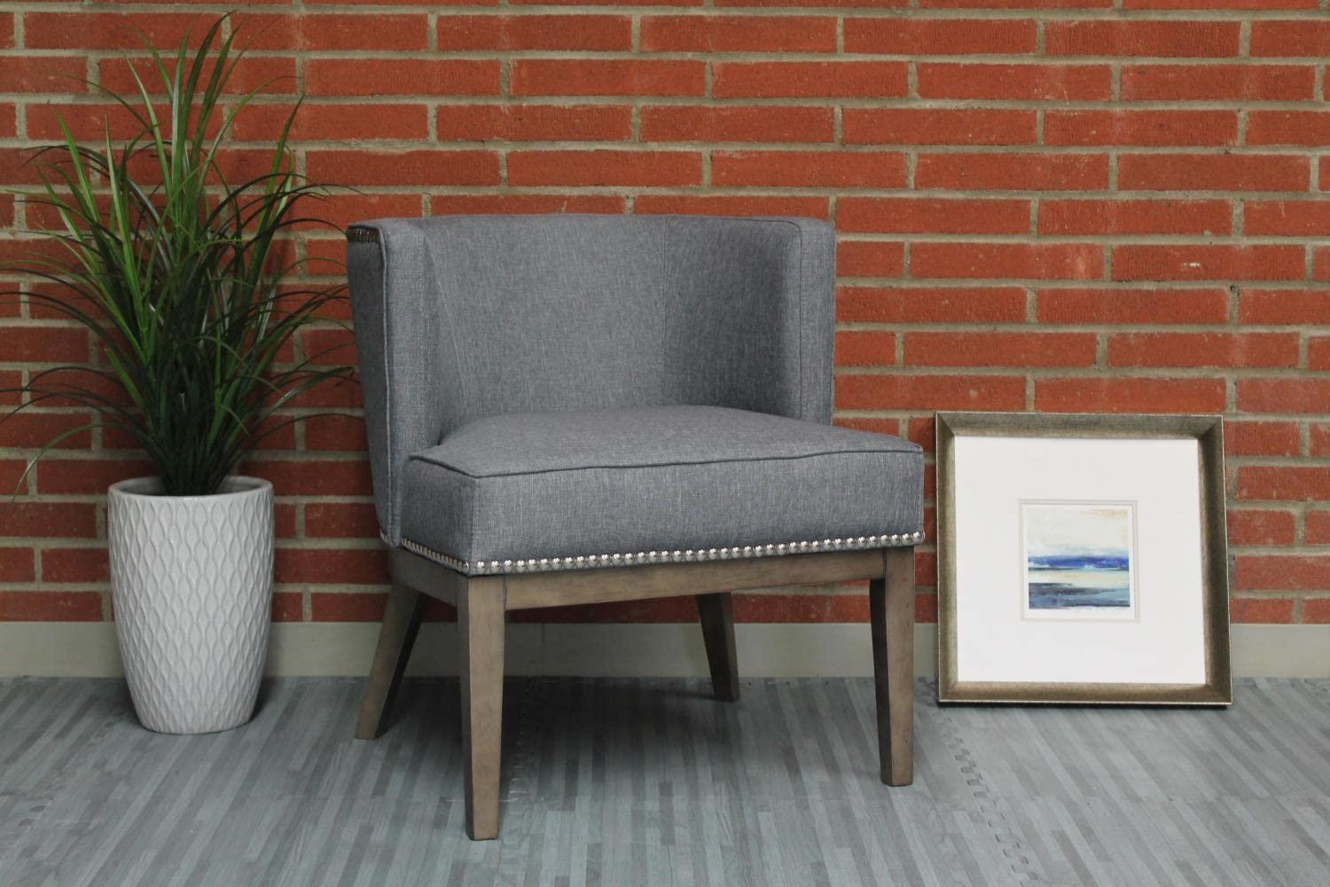 Ava Accent Chair Gray - Boss Office Products