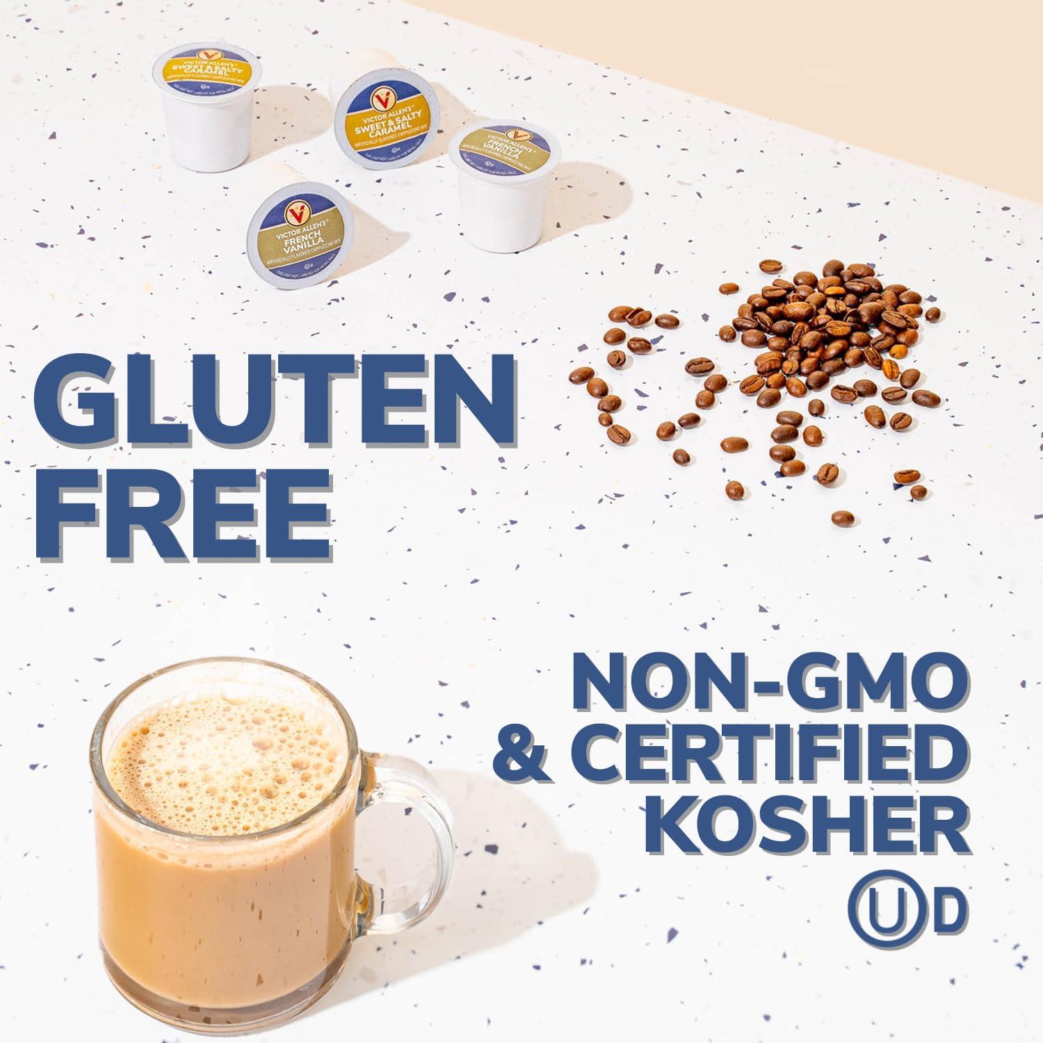 Victor Allen's Coffee French Vanilla Flavored Cappuccino Cups, 42 Ct