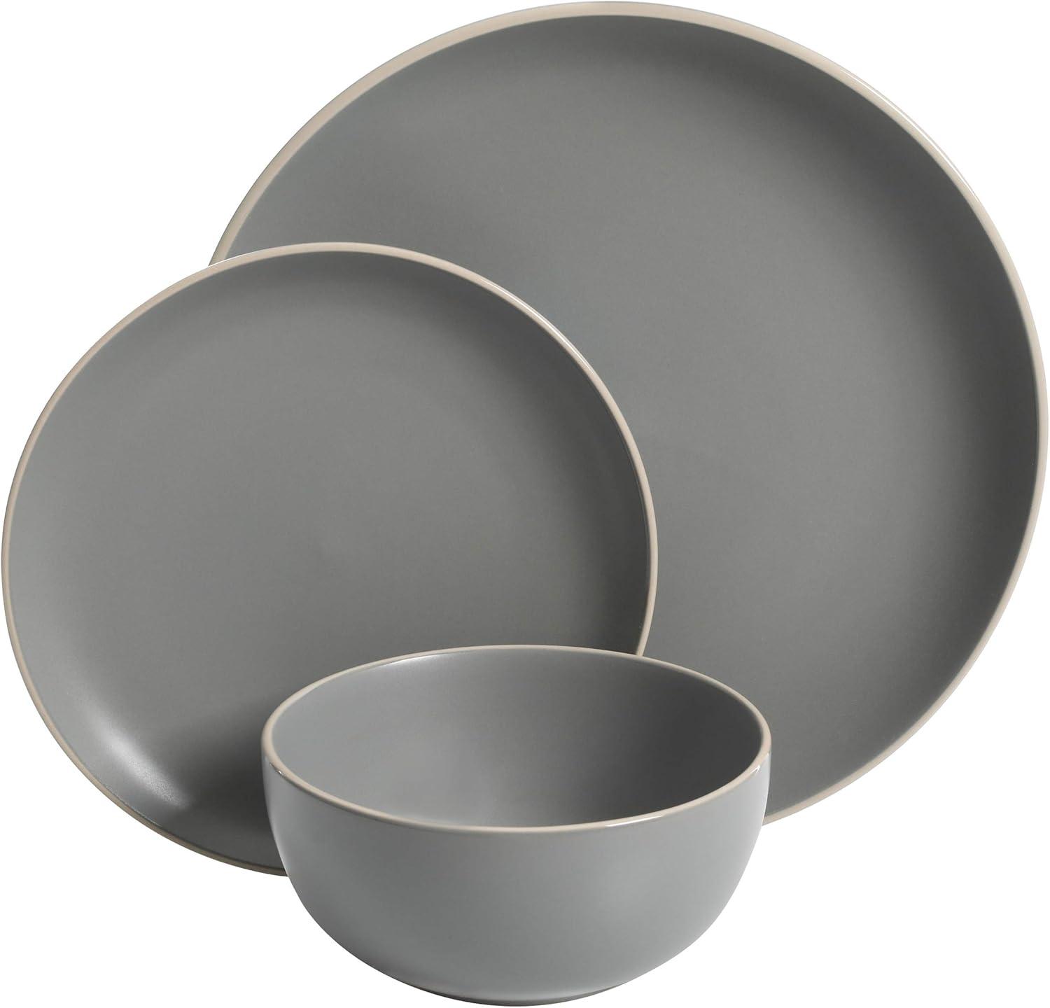 Rockaway 12 Piece Dinnerware Set