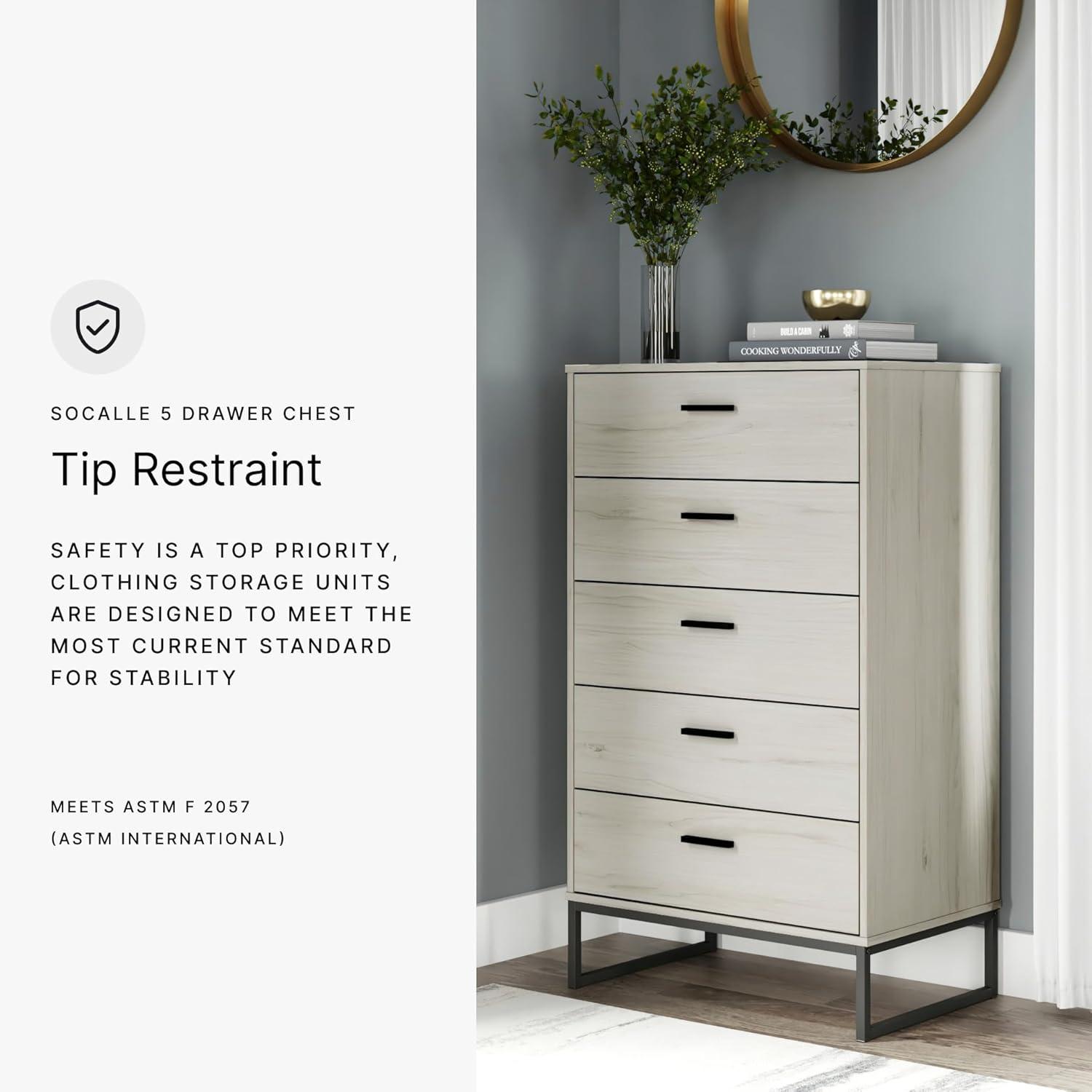 Latitude Run® Bosnjak 29.88'' W 5 - Drawer Dresser