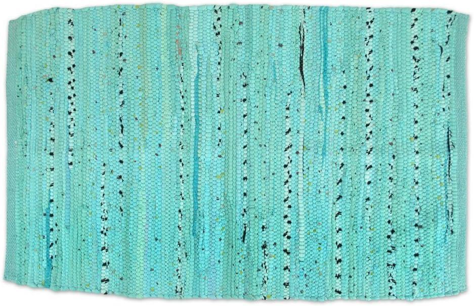 Rag Rug Multicolor Aqua 50x80cm