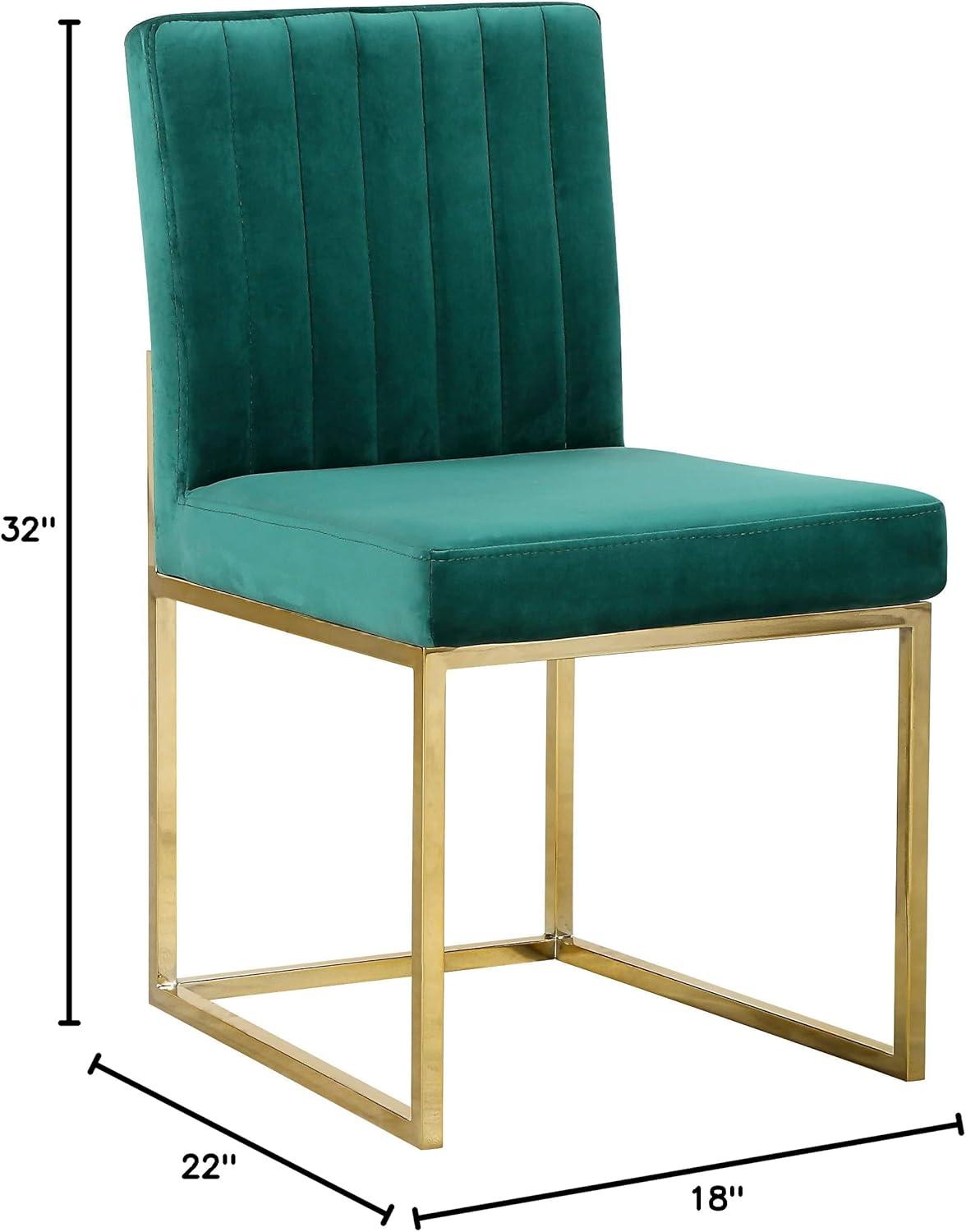 Amberdawn Velvet Upholstered Side Chair