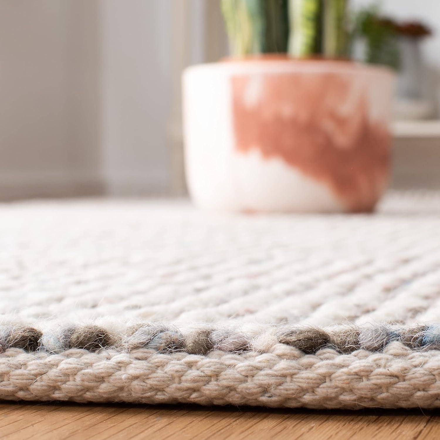 Flatweave Wool Solid Color Rug