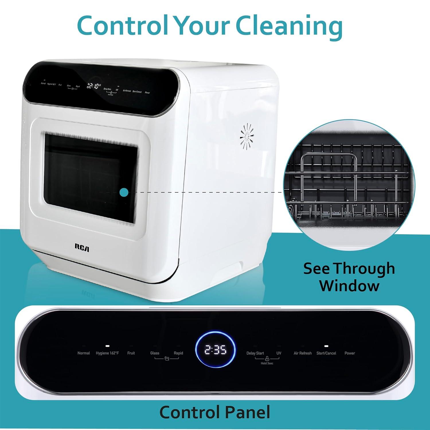 Hamilton Beach Countertop Dishwasher with Viewing Window