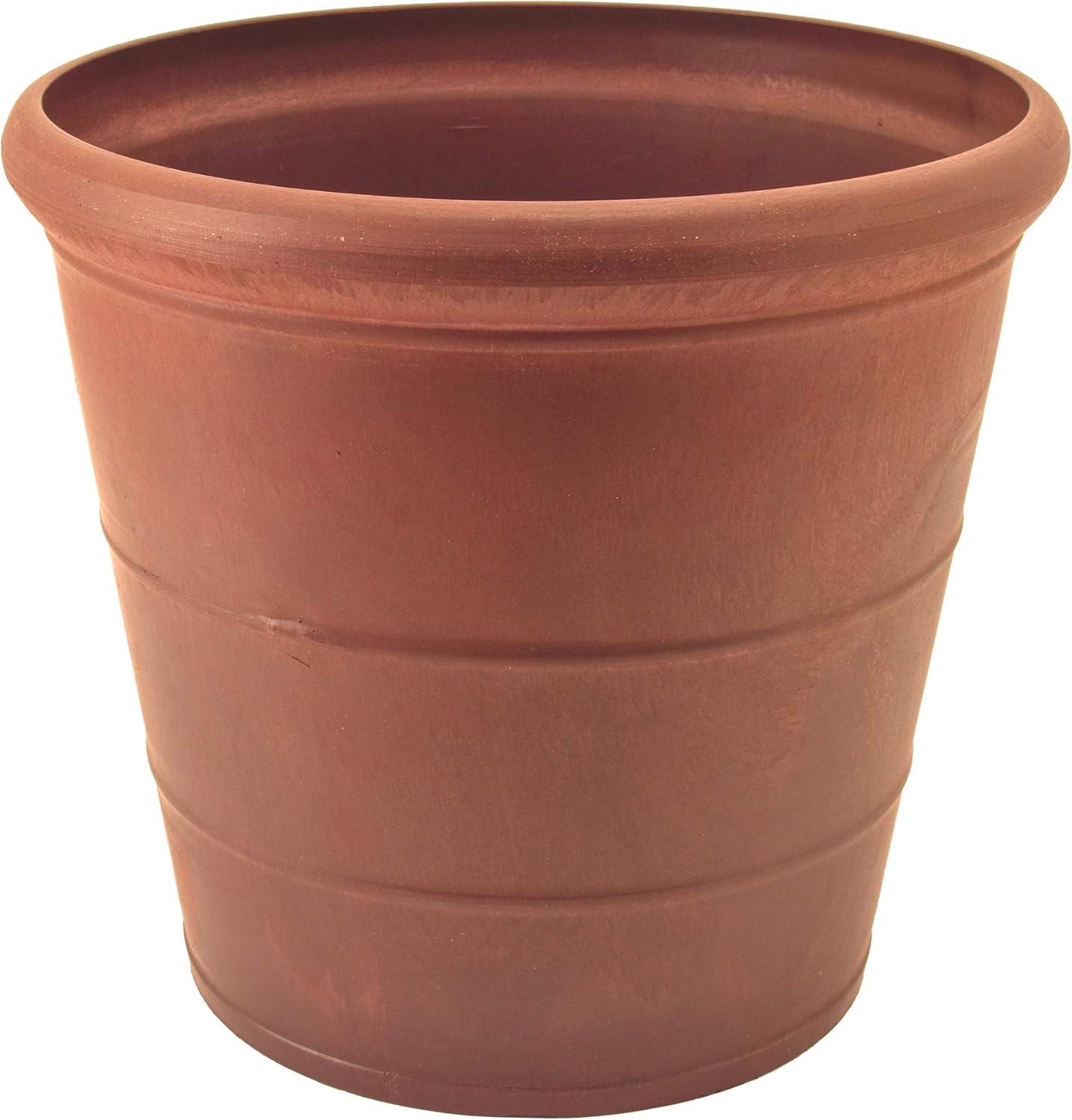 Terra Cotta 11.5" Composite Indoor/Outdoor Planter Pot