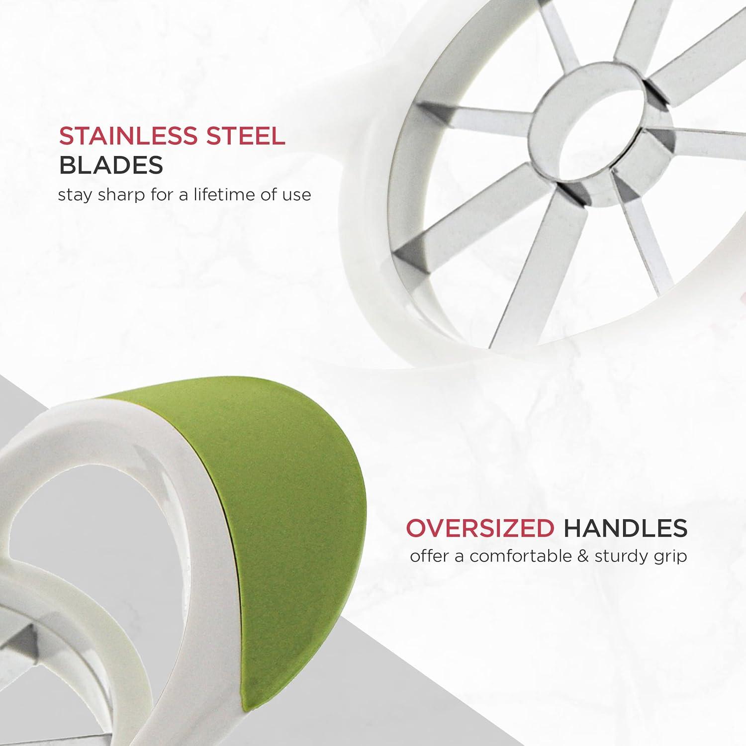 Elbee Home Elbee Home Stainless Steel Blade Apple Corer and Grip Slicer