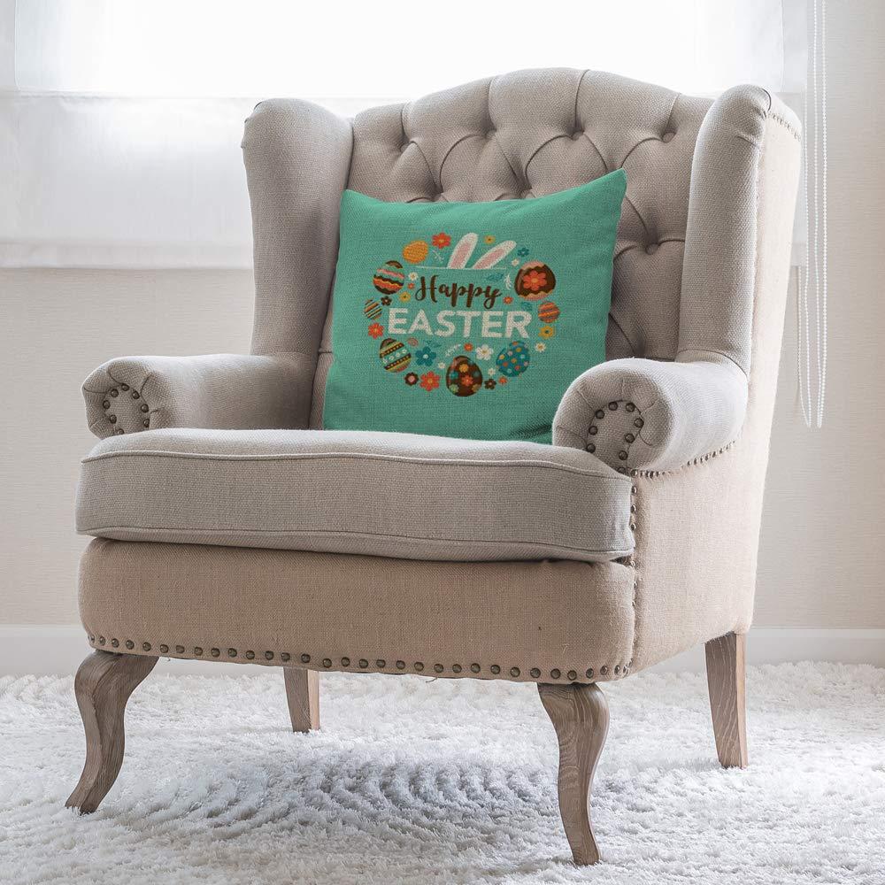 Patriotic Eagle and American Flag Cotton Linen Throw Pillow