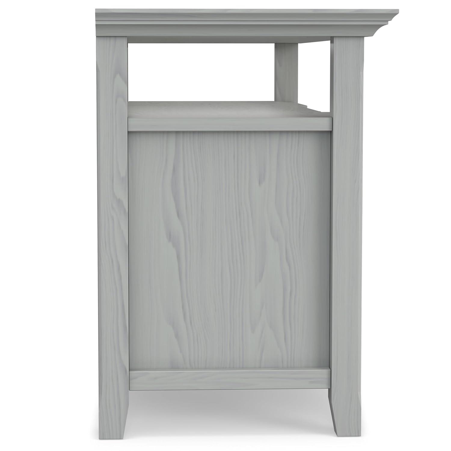 Simpli Home Amherst SOLID WOOD TV Media Stand  For TVs up to 60 inches