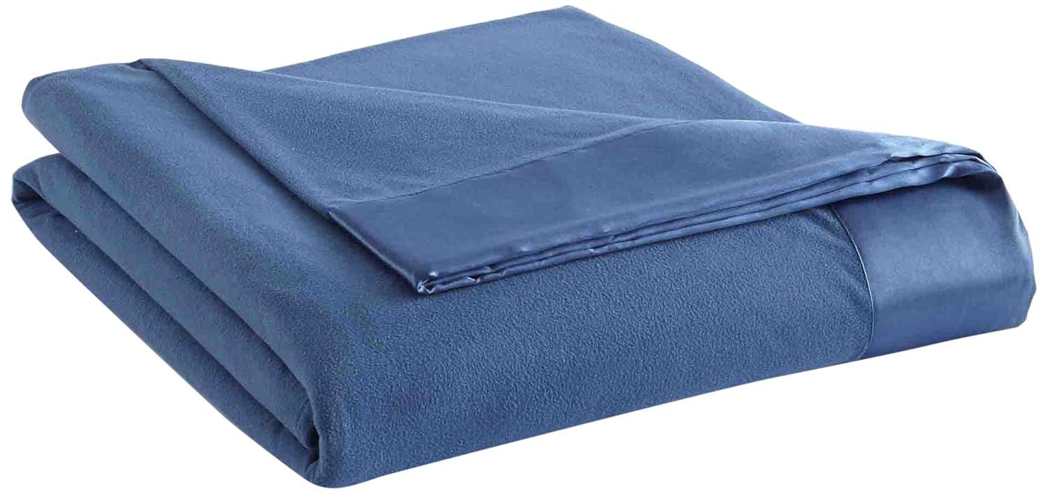 Thermee Micro Flannel Full/Queen Size Blankets, Lightweight All Seasons Cozy Blanket, Throw Blankets for Home and Living Room, Comfy & Soft Blanket for Couch, Machine Wash, No Pilling - Acorn