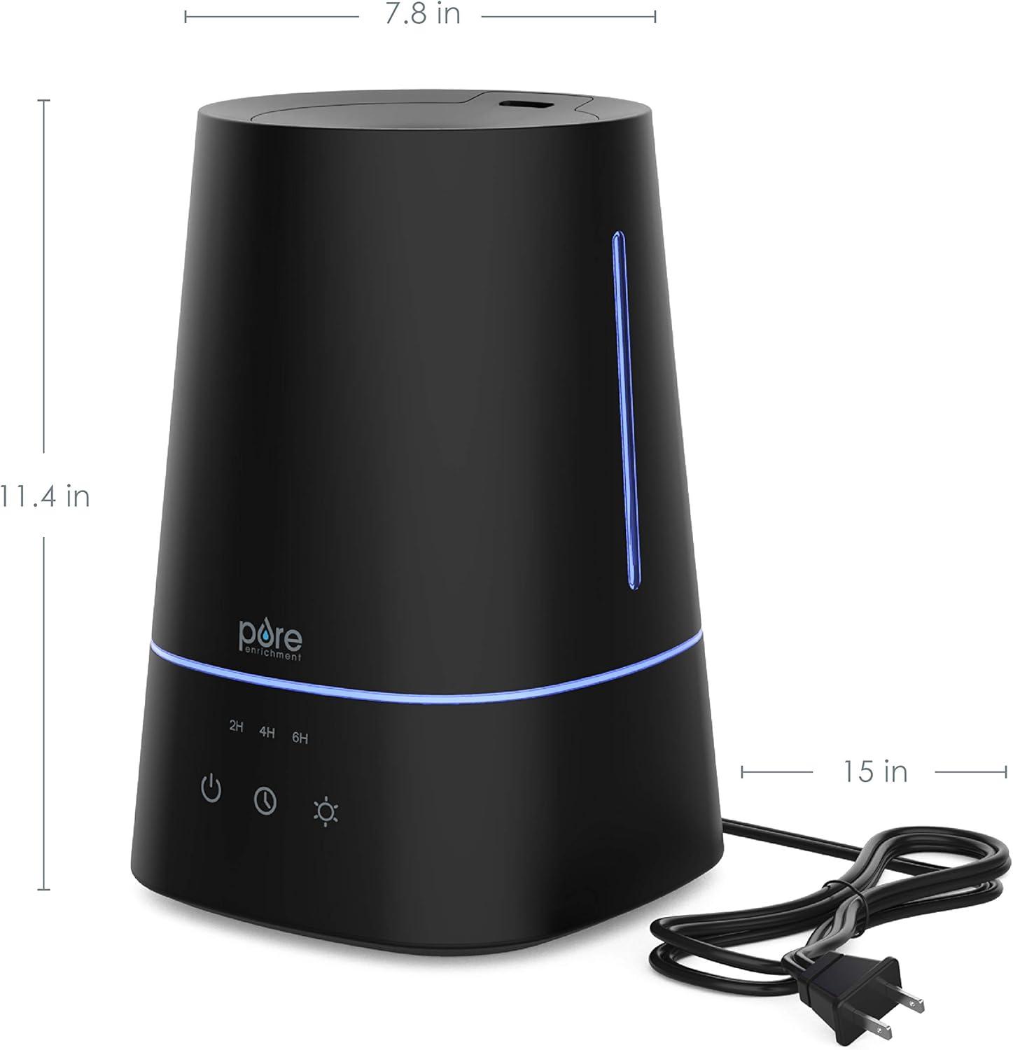Pure Enrichment Pure Enrichment Hume 3.7 Gallons Cool Mist Ultrasonic Tabletop Humidifier for 300 Cubic Feet