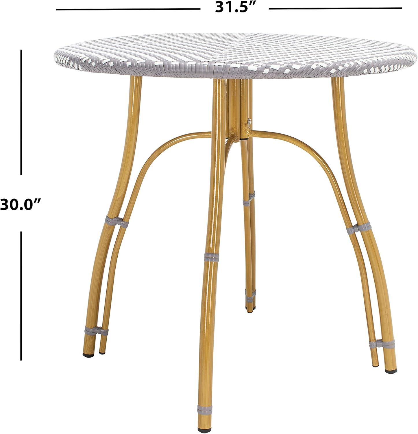 Sidford Rattan Patio Bistro Table  - Safavieh