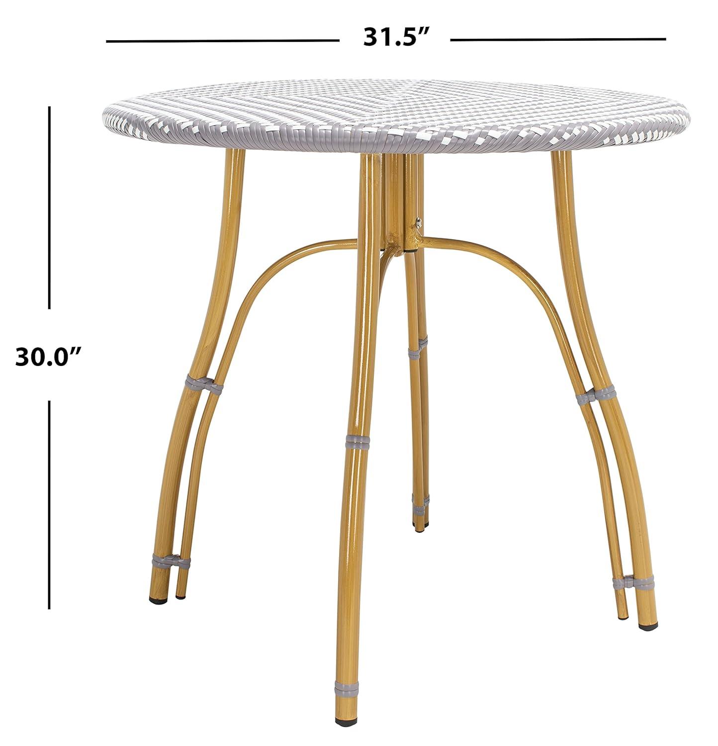 Sidford Bistro Table - Indoor/Outdoor - PAT4012 - White - Safavieh