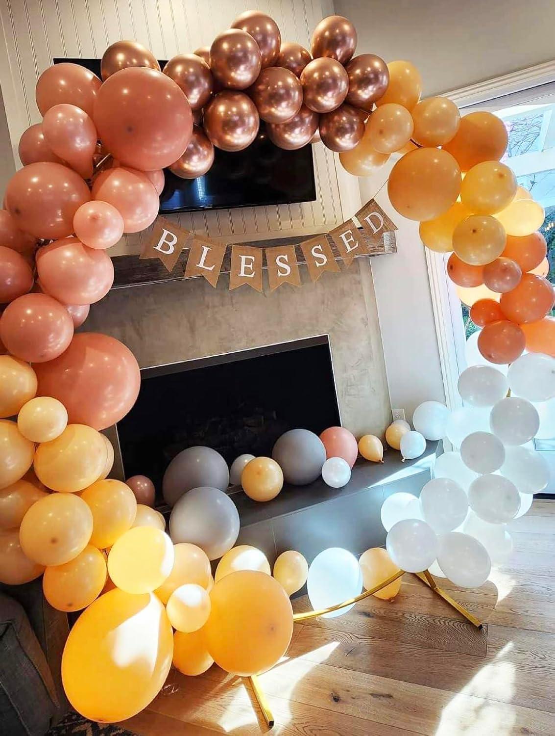 Wedding Arch Backdrop Stand, 6.6x6.6 FT Gold Wedding Arches for Ceremony Square Metal Balloon Arch Stand Garden Arbor Frame for Wedding Birthday Party Baby Shower Photo Booth Background Decoration