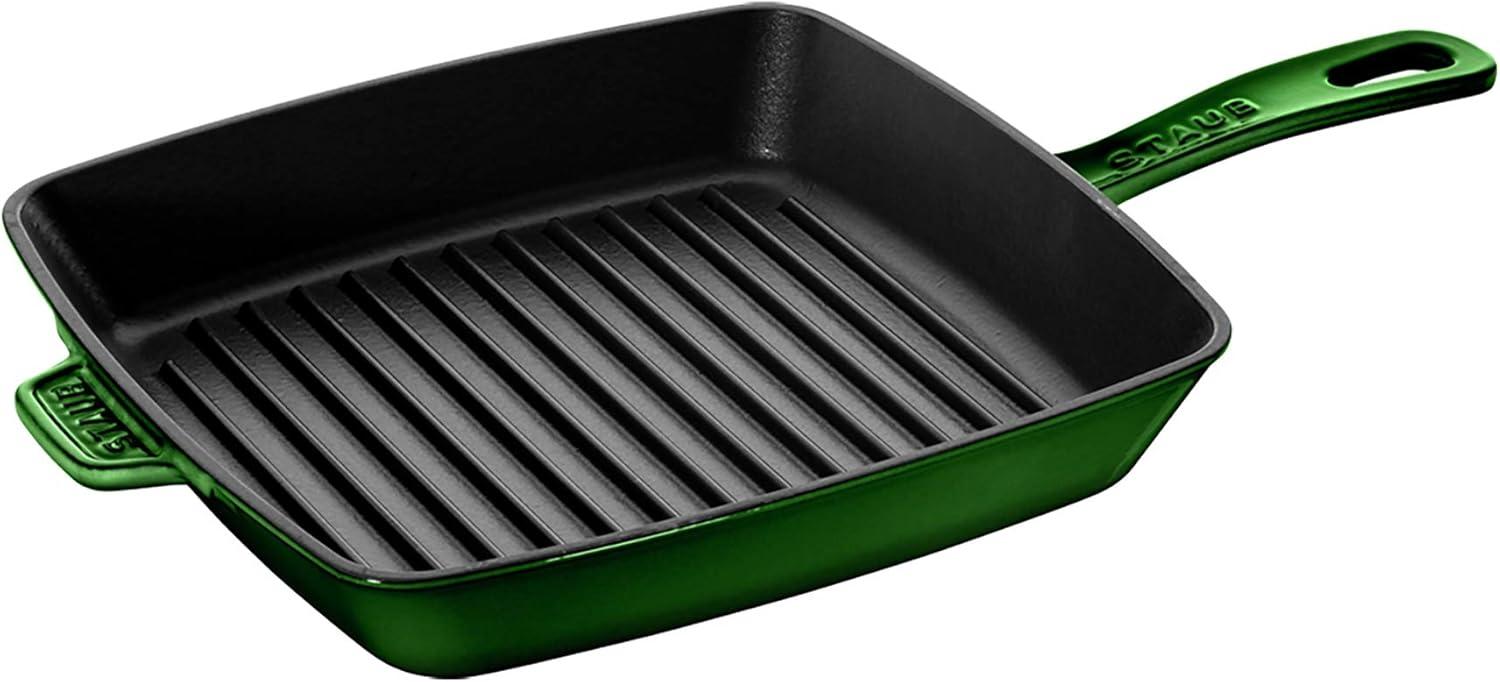 Staub 12" Lilac Enameled Cast Iron Square Grill Pan