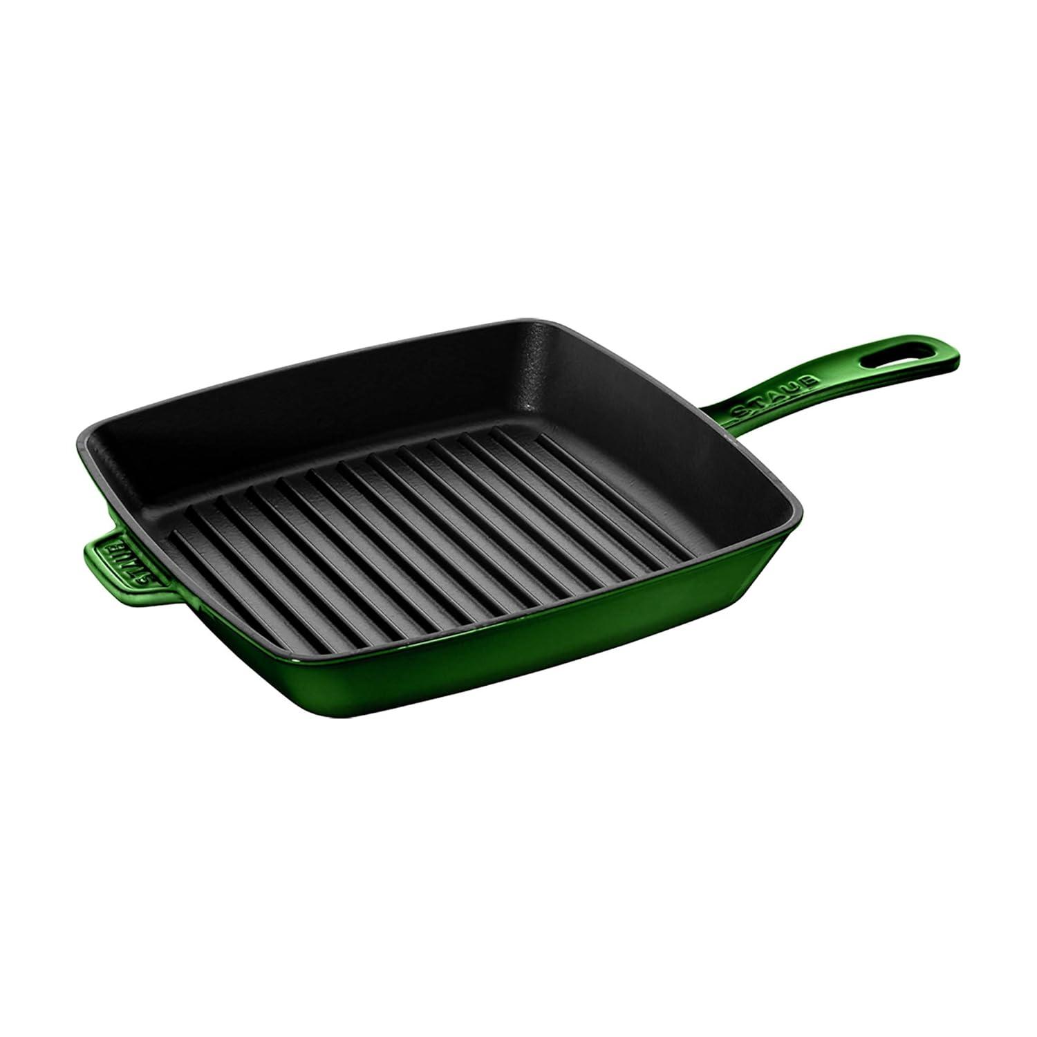 Staub 12" Lilac Enameled Cast Iron Square Grill Pan