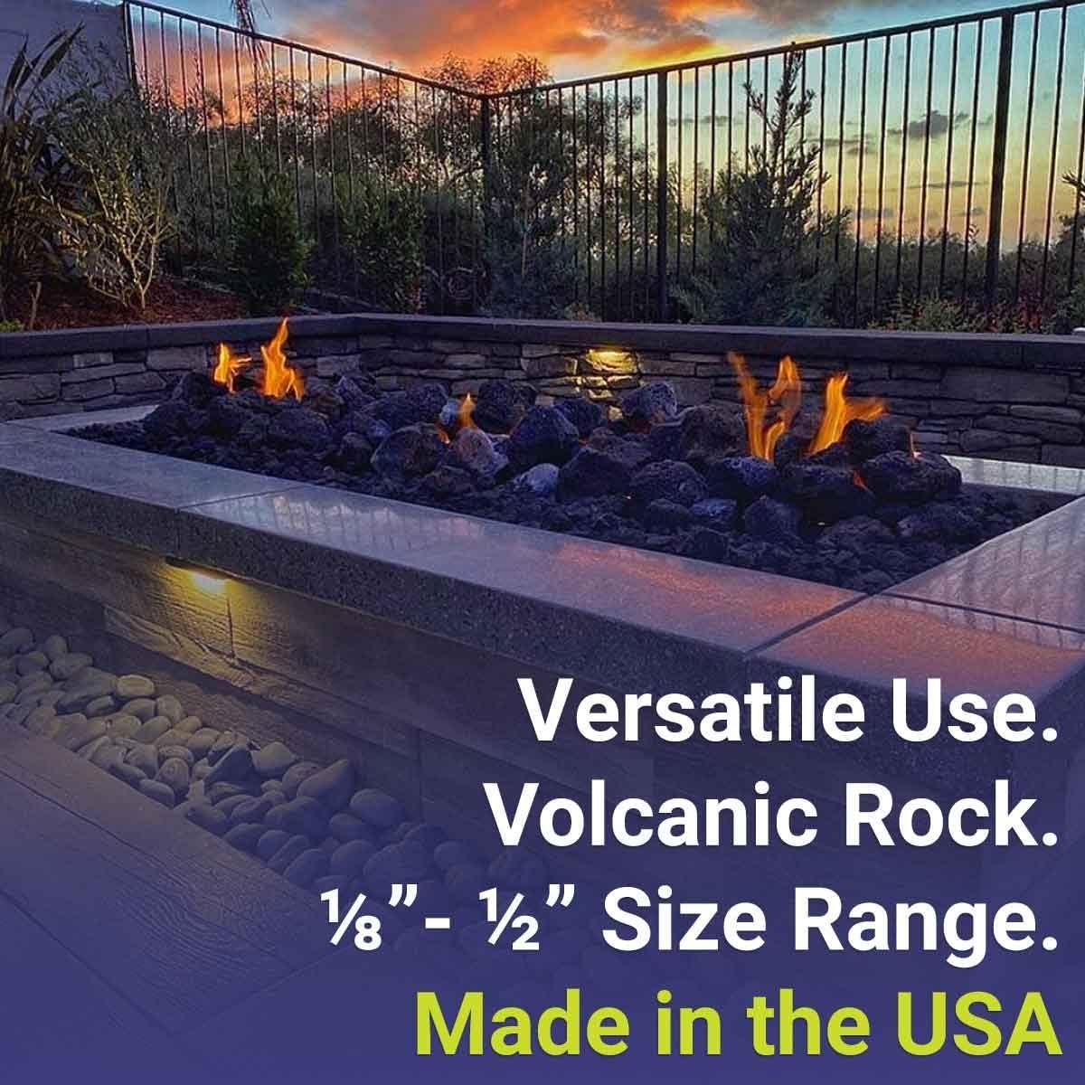 American Fireglass Lava Rock - 10 lbs.