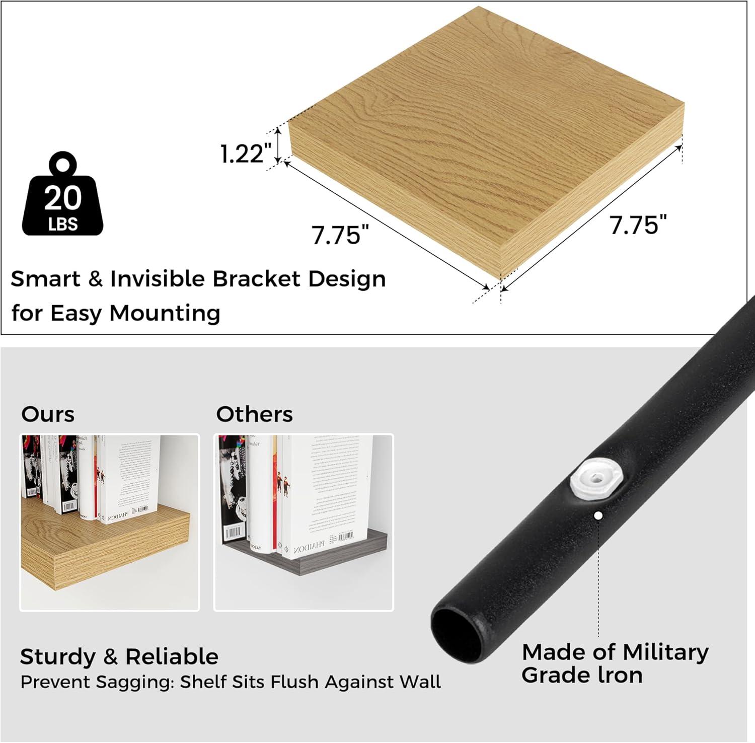 Hokku Designs Soeke 2 Piece Floating Shelf