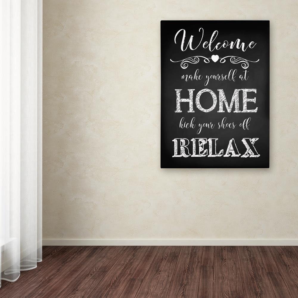 Trademark Fine Art 'Welcome Home 2' Canvas Art by Jean Plout