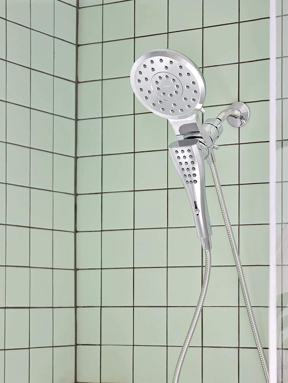 Verso 2.5 GPM Rainshower/Handshower Combination with Infiniti Dial and Magnetix Docking