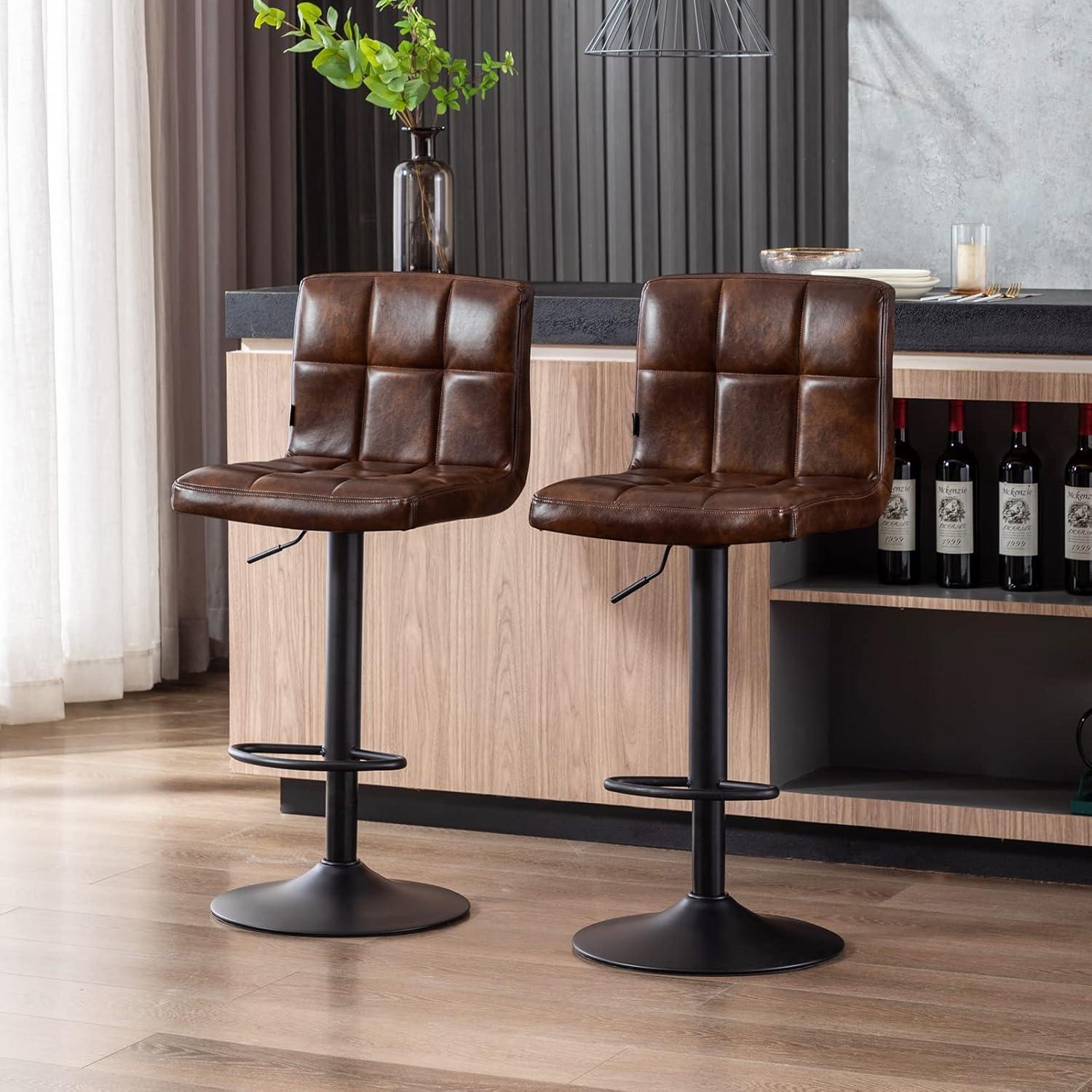 Swivel Adjustable Height Bar Stool