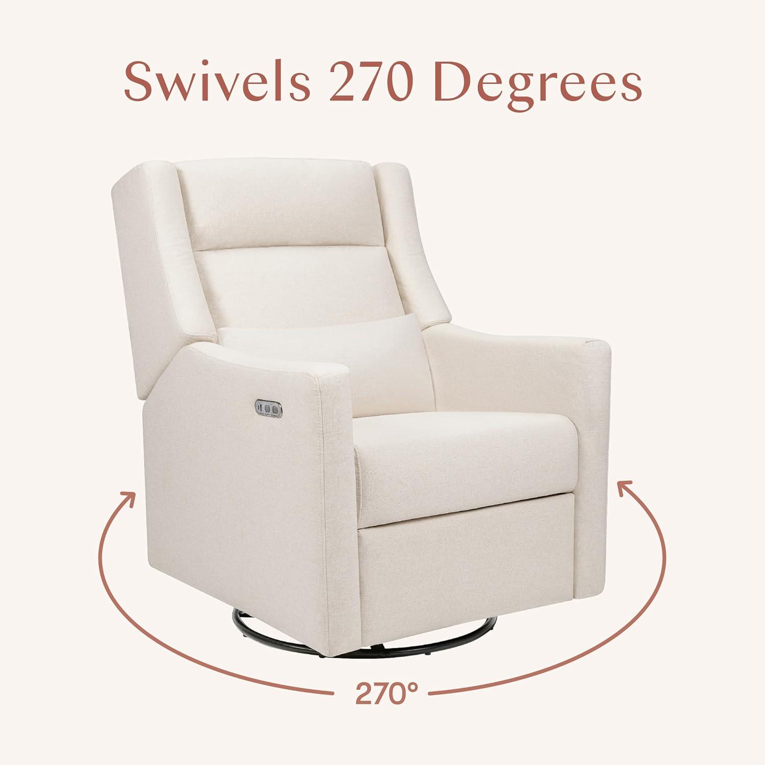 babyletto Kiwi Plus Power Recliner and Swivel Glider with Power Adjustable Headrest and USB Port | AllModern