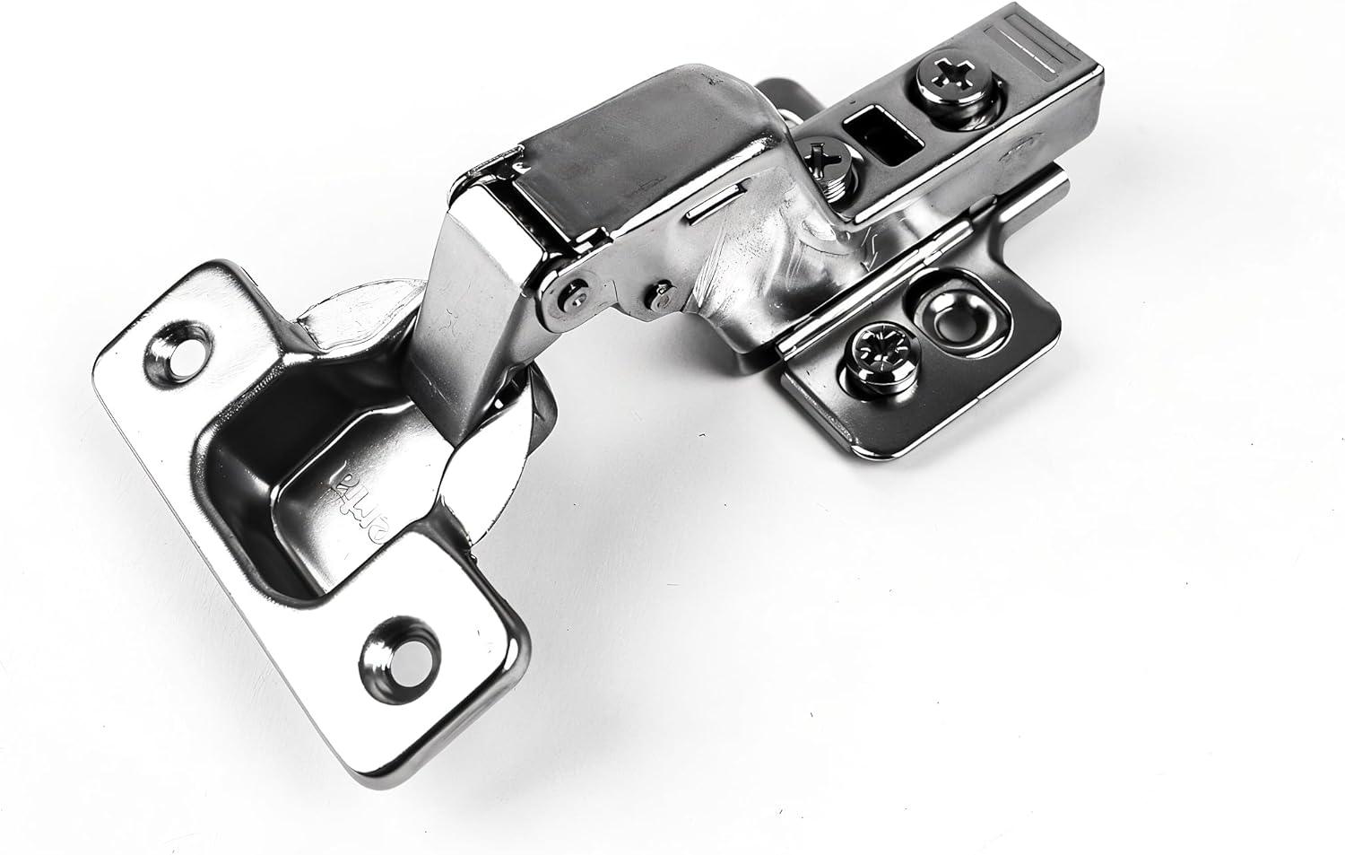 Berta 110 Degree Inset Soft Close Frameless Concealed Overlay Hinge (Set of 10)