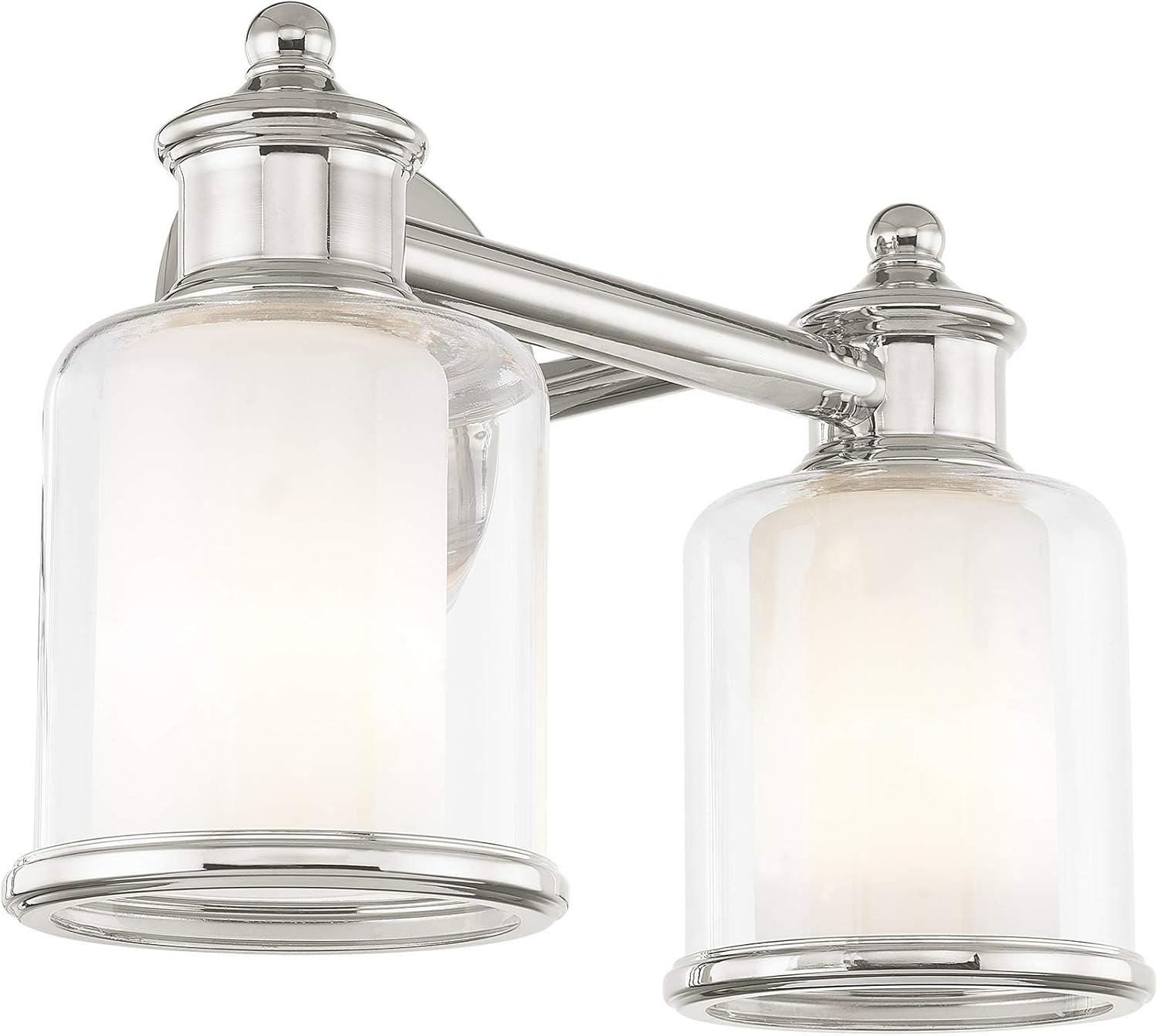 Livex Lighting Middlebush 2 - Light Vanity in  Polished Nickel