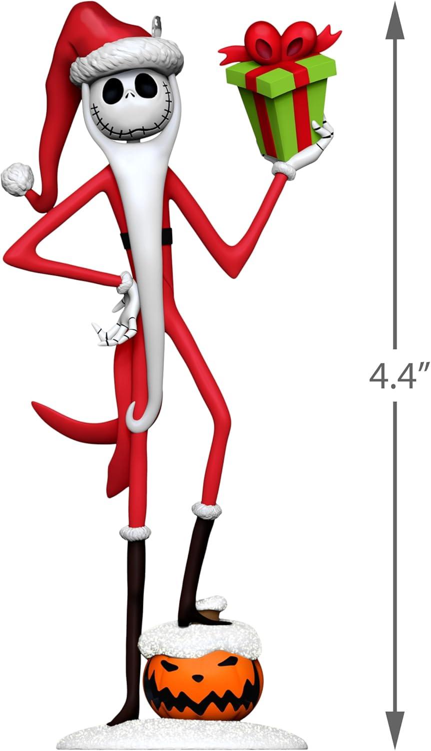 Jack Skellington Sandy Claws Plastic Christmas Ornament