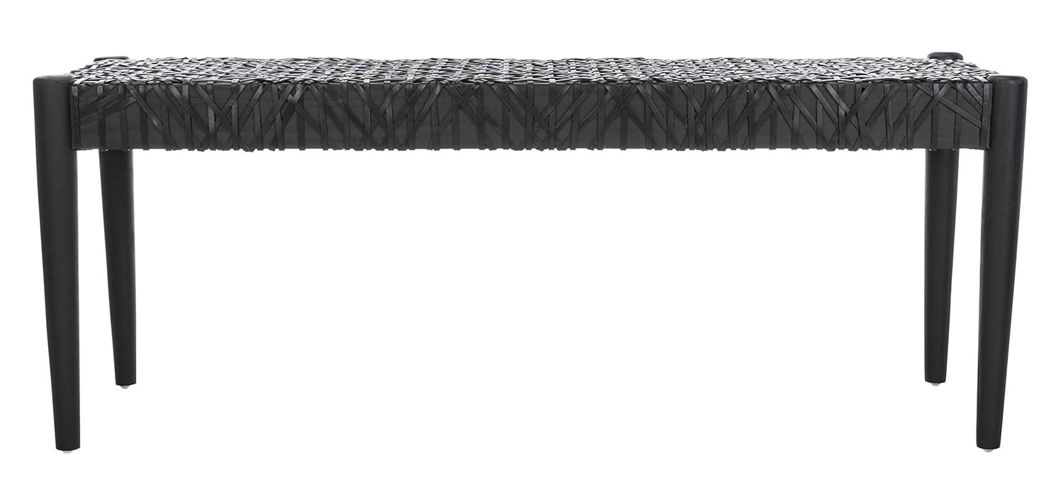 Kazbah 47" Genuine Leather Bench