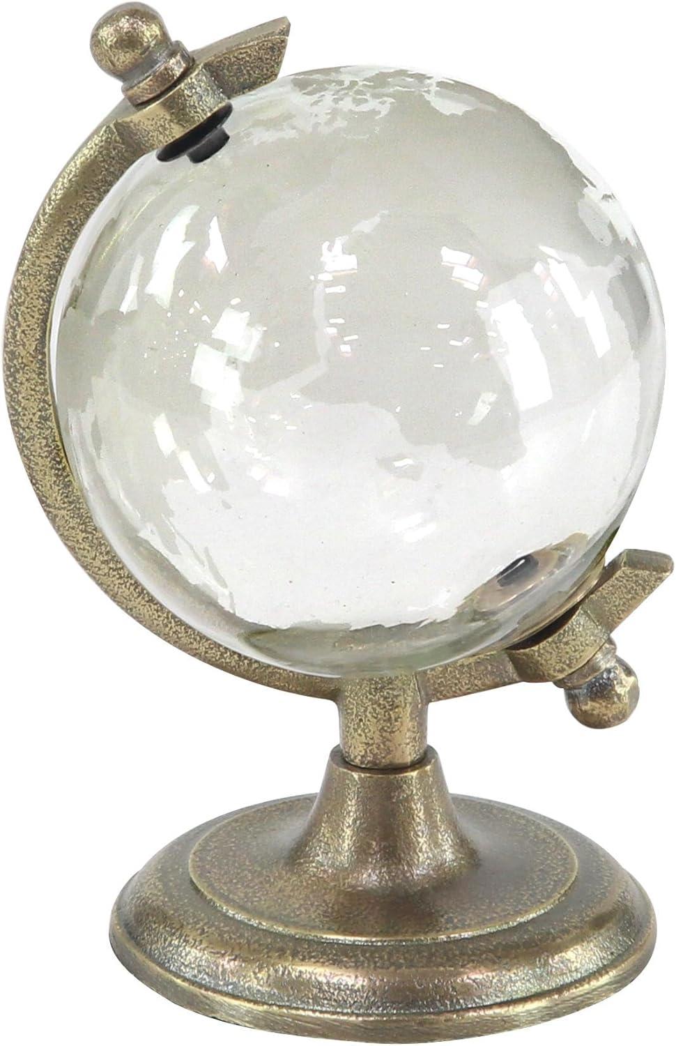 DecMode 6" Bronze Globe with Tiered Base