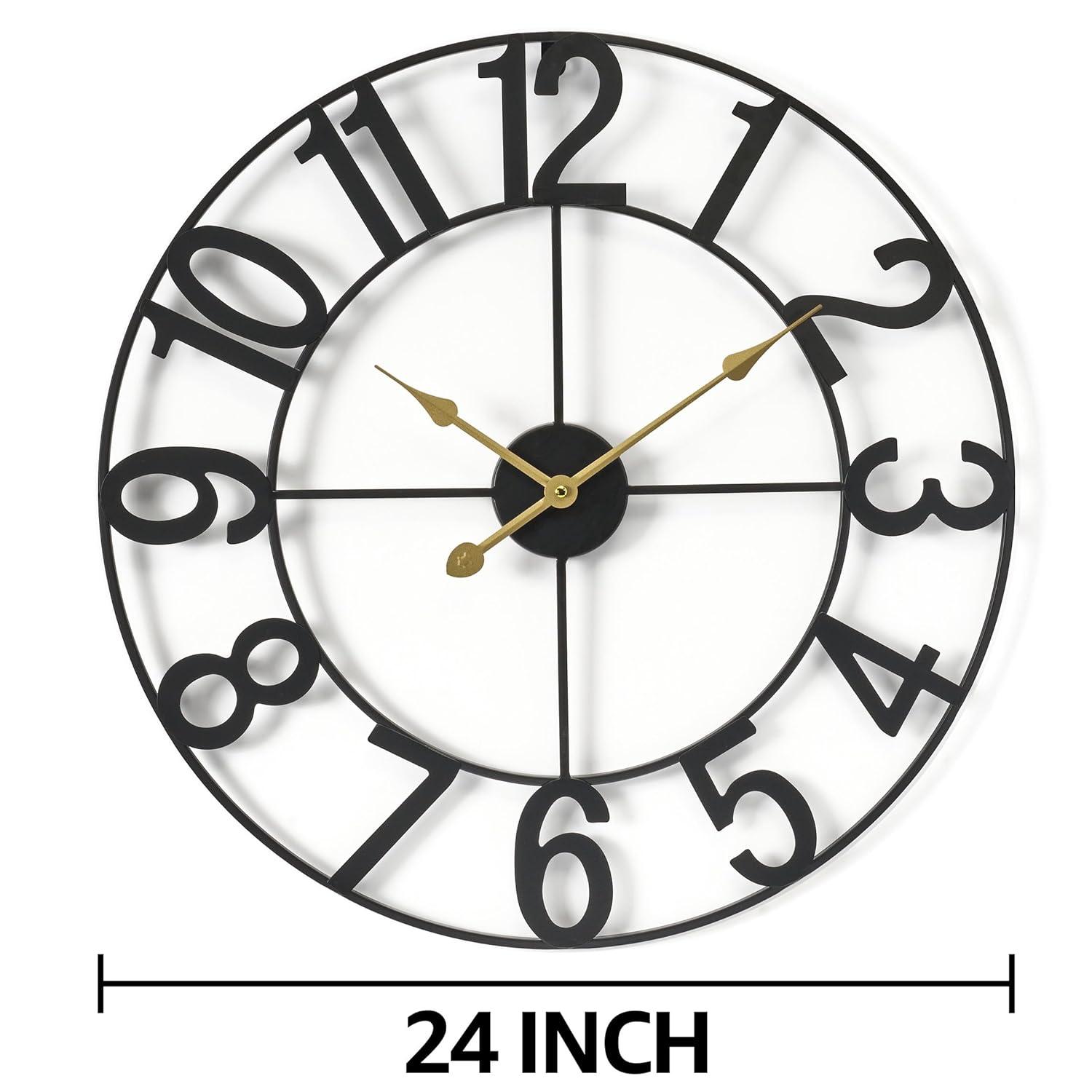Sorbus Large 16" Numeral Analog Decorative Wall Clock