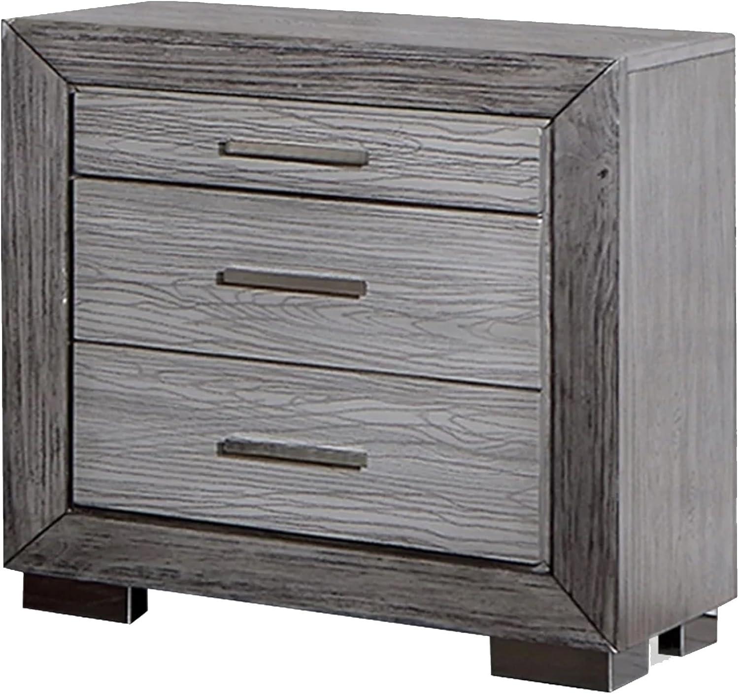 Benjara Reno 26'' W Solid Wood Nightstand