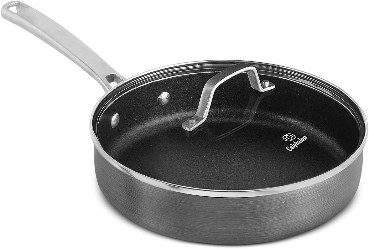 Calphalon Classic Nonstick 3 Quart Saute Pan and Cover