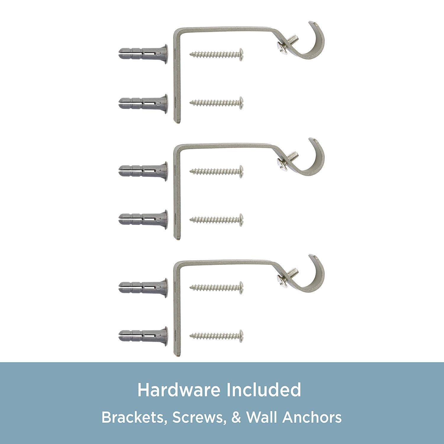 Kenney  Kingstown Metal Adjustable 0.5" Single Curtain Rod & Reviews | Wayfair