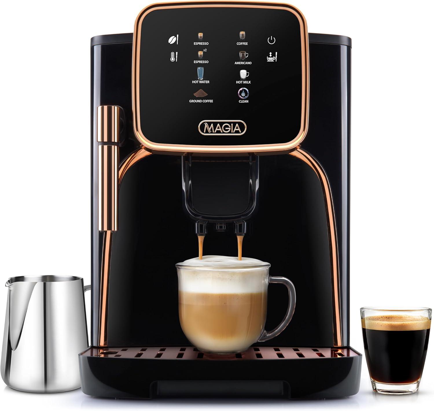 Zulay Kitchen Zulay Kitchen Magia Clasica - Fully Automatic Espresso Machine With Grinder and Touch Screen
