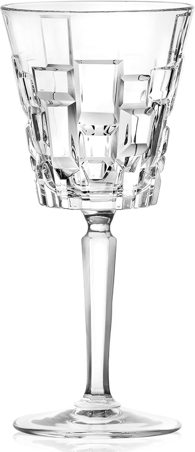 Etna Clear Crystal Red Wine Goblets Set of 6