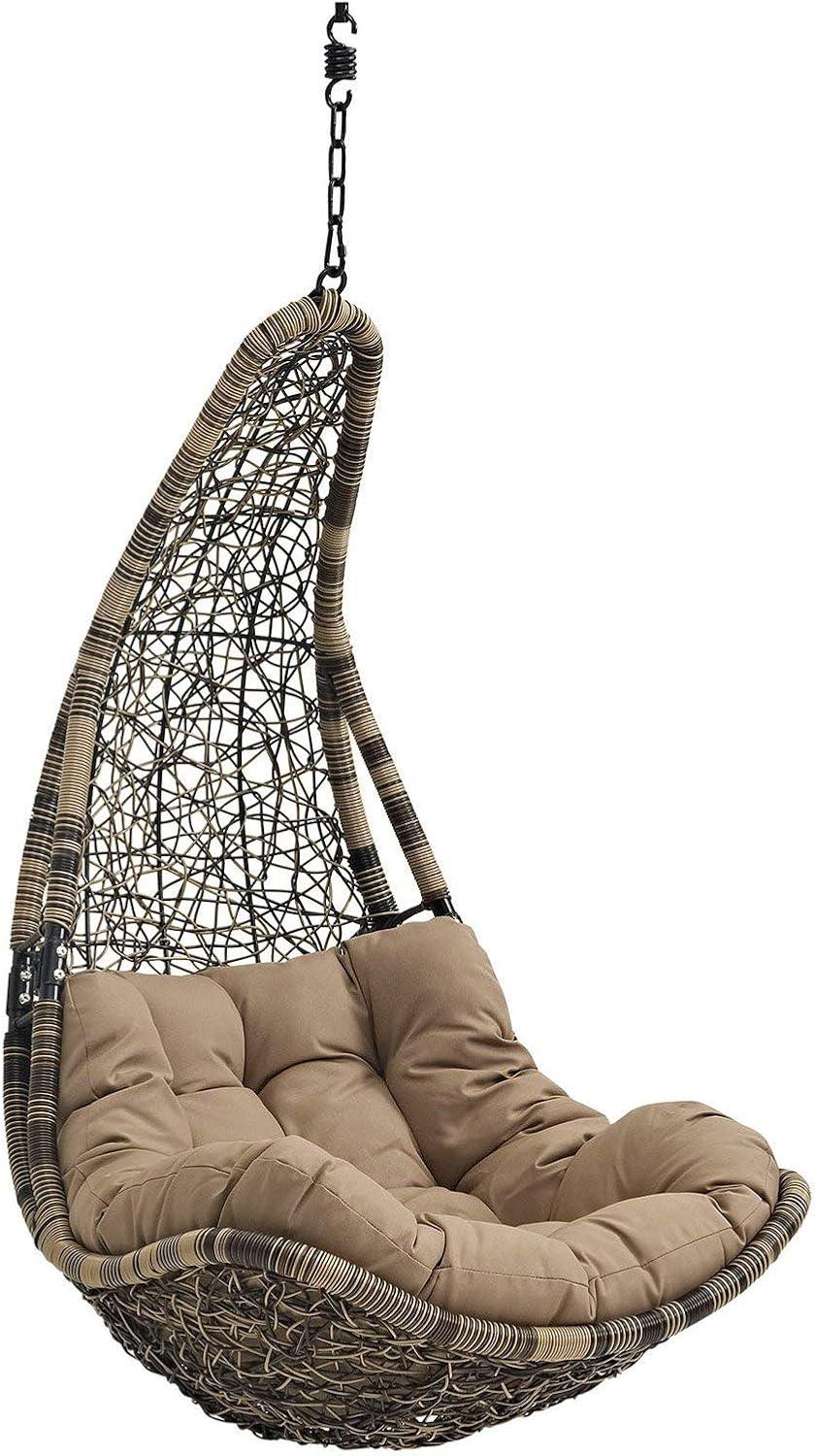 Modway Modway Abate Wicker Rattan Outdoor Patio Swing Chair