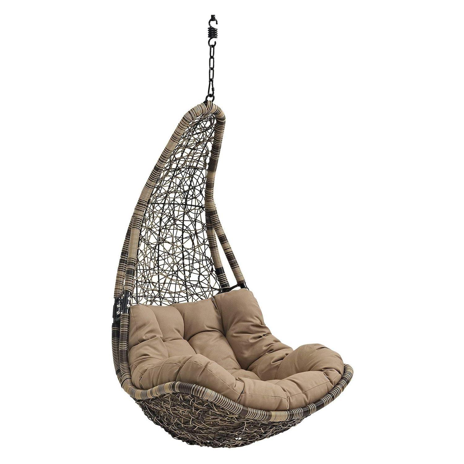 Modway Modway Abate Wicker Rattan Outdoor Patio Swing Chair
