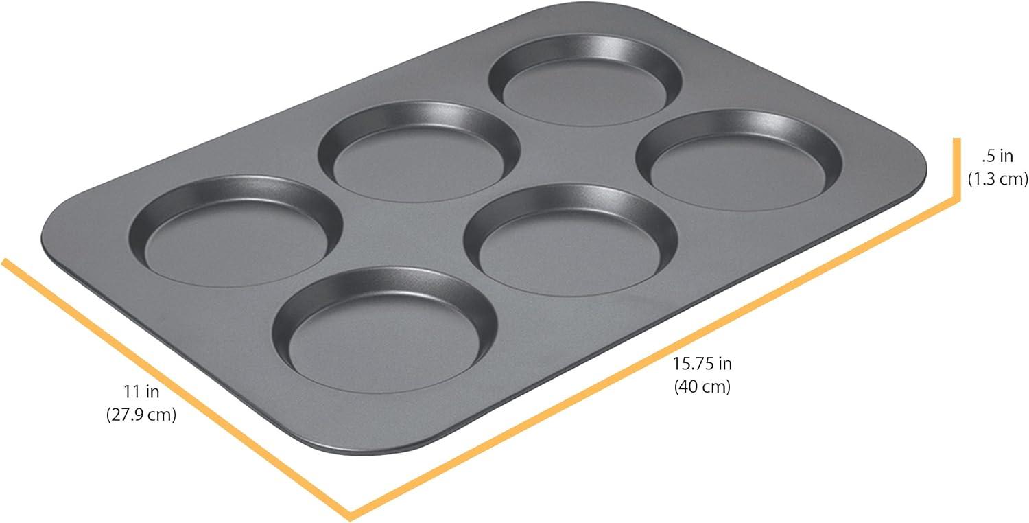 Chicago Metallic Chicago Metallic Non-Stick 6-Cup Muffin Top Pan