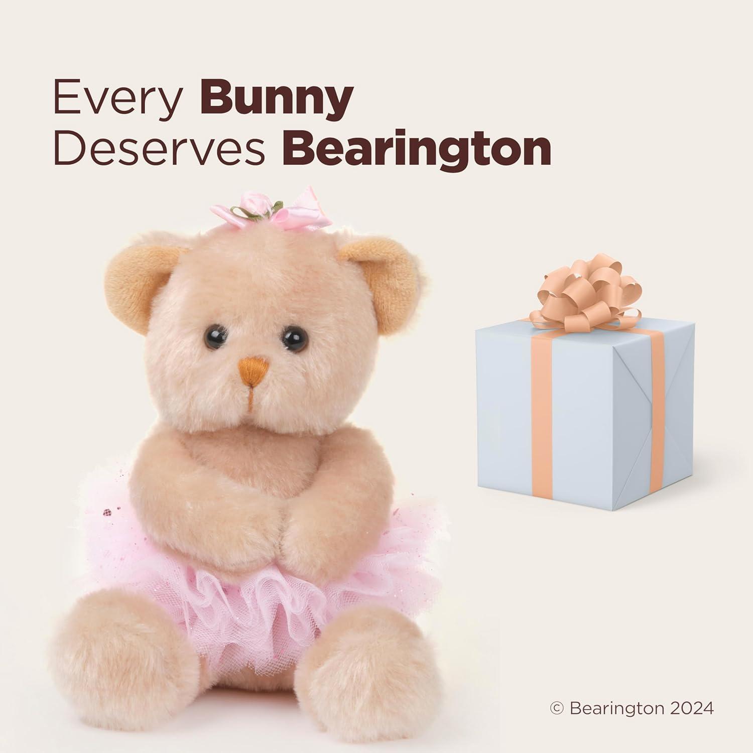 Bearington Bearington Collection Bella Plush Ballerina Teddy Bear Stuffed Animal, 6 Inch