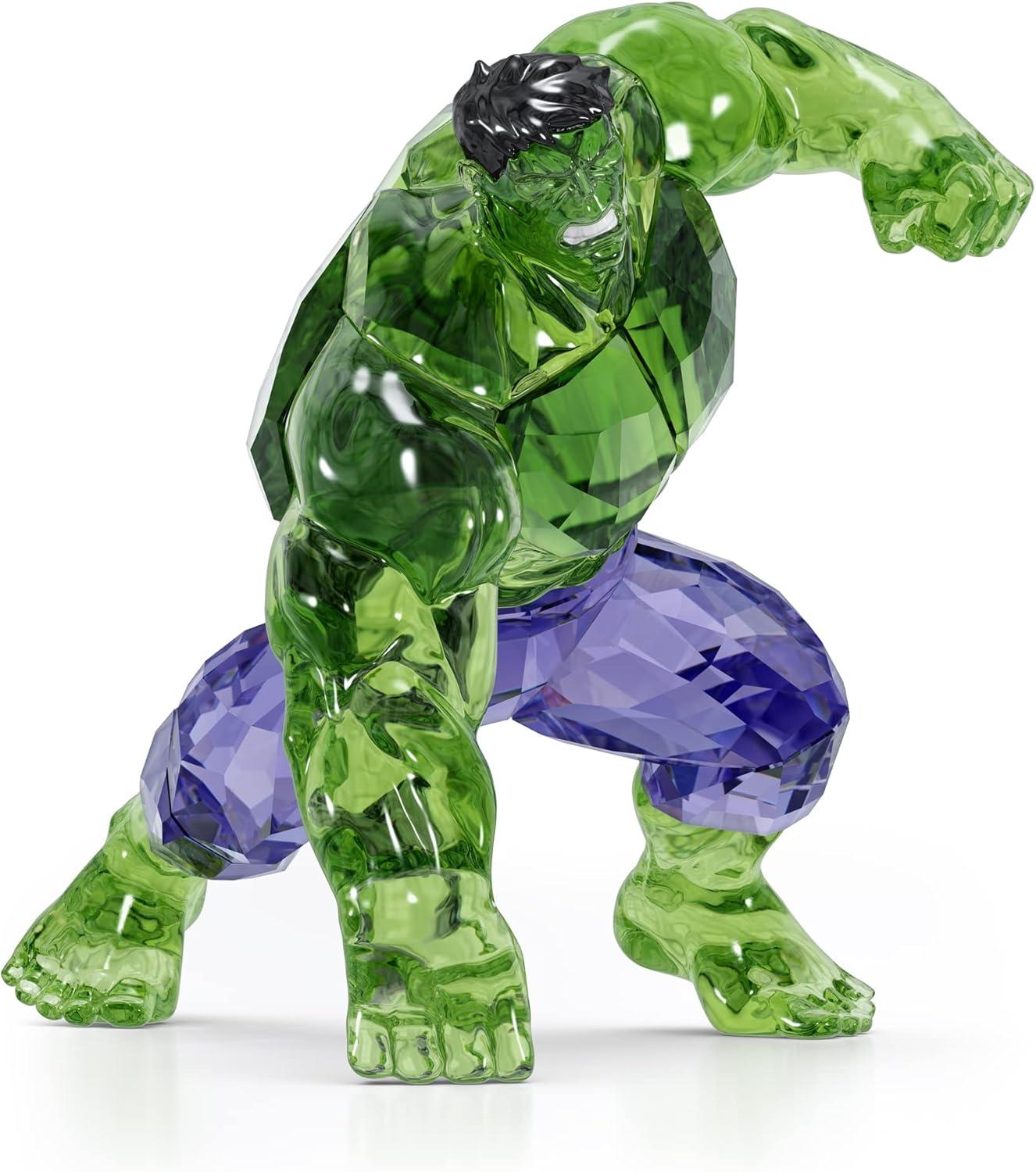 Green and Purple Crystal Hulk Figurine