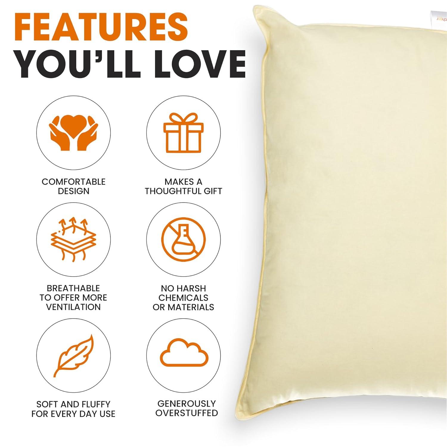 Alwyn Home Bryn Fiber Medium Pillow